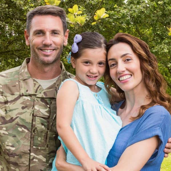 Soldier reunited with their family Soldier reunited with their family