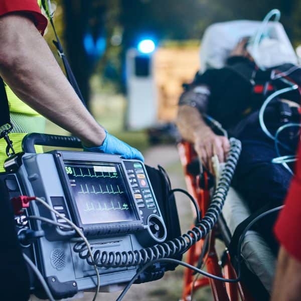 Team of emergency medical service