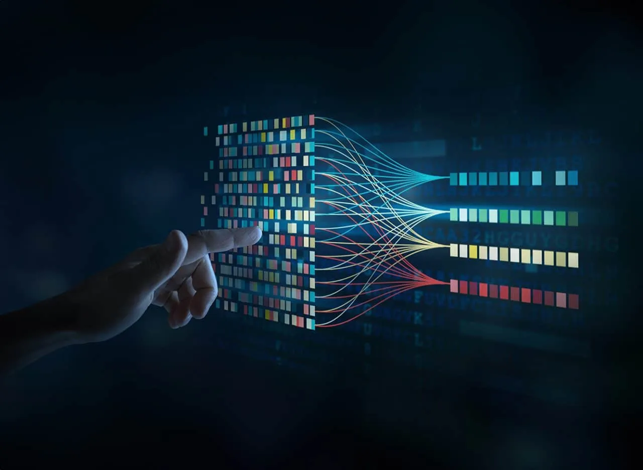 Data science and big data technology.  Big data analytics visual