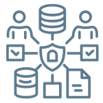 Secure electronic health record system with data protection and access control.